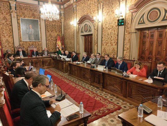Sesión plenaria del 28 de febrero en la Diputación de Salamanca