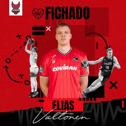 El finlandés Elias Valtonen ficha por el Covirán Granada tras desvincularse del BAXI Manresa.