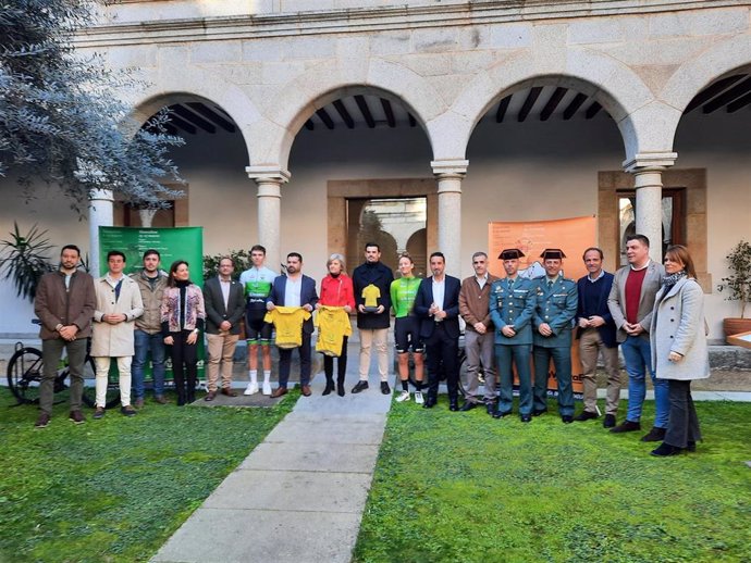 Presentación en Mérida de la Vuelta Ciclista a Extremadura 2024