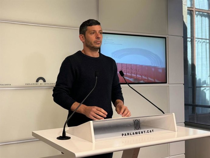 El diputado de la CUP, Xavier Pellicer