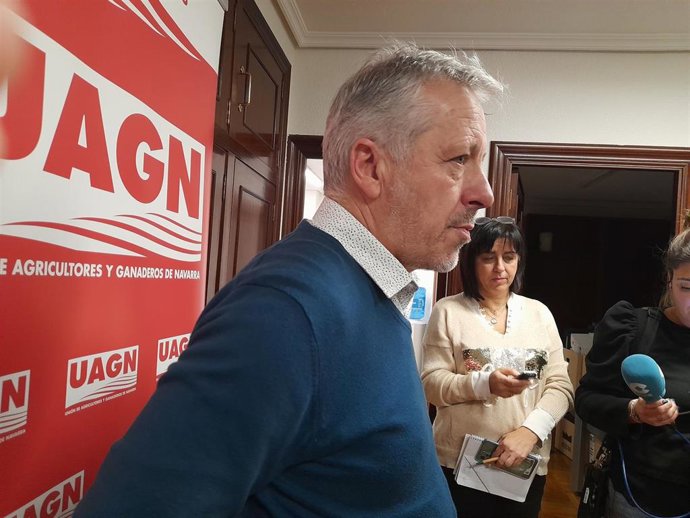 El presidente de UAGN, Félix Bariáin