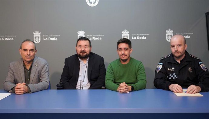 Archivo - Presentación del simulacro de emergencias que se llevará a cabo en La Roda el 7 de marzo.