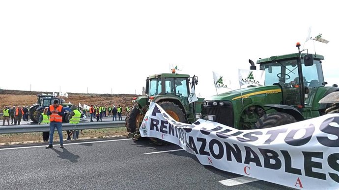 Tractorada en Cuenca.