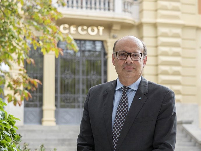 Archivo - El presidente de la Cecot, Xavier Panés.