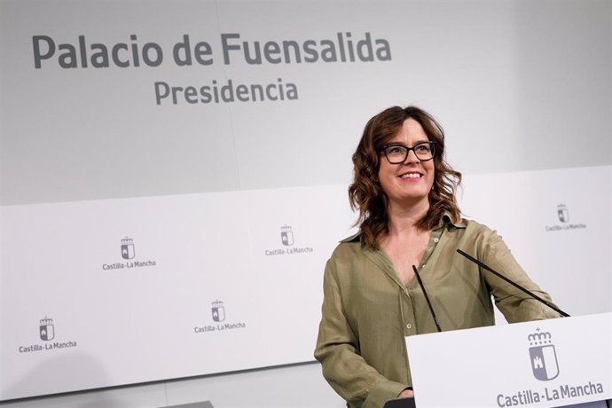 La portavoz del Gobierno de C-LM, Esther Padilla.