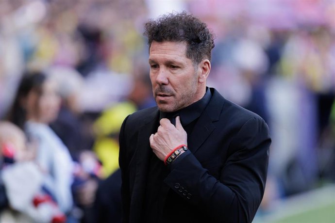 Diego Pablo Simeone, entrenador del Atlético de Madrid.