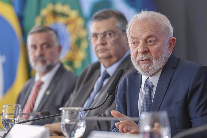 Luiz Inácio Lula da Silva, presidente de Brasil.