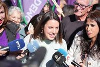 Irene Montero exige hasta "último euro robado" con trama de mascarillas de asesor de Ábalos ante "cortafuegos" de PSOE
