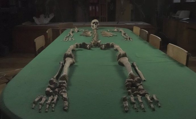 Esqueleto humano antiguo