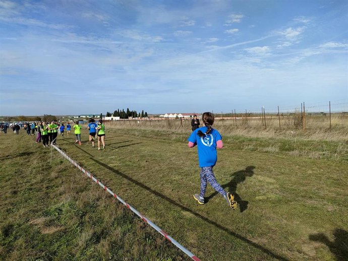 Prueba infantil de campo a través en Salamanca
