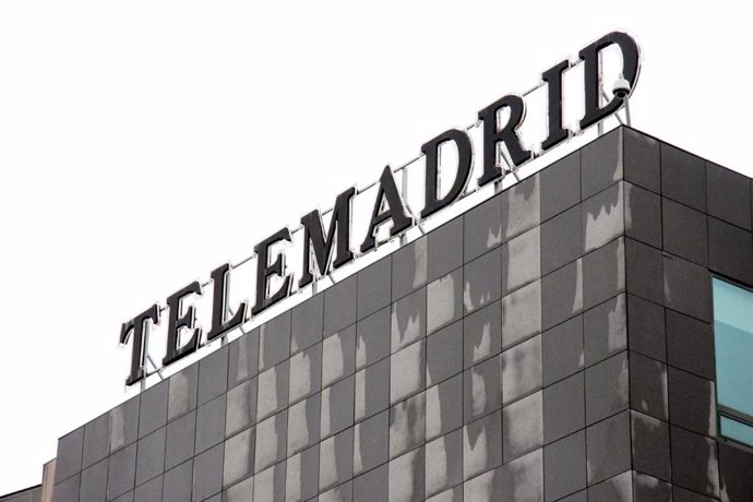 Archivo - Imagen de recurso del exterior de la sede de Telemadrid.