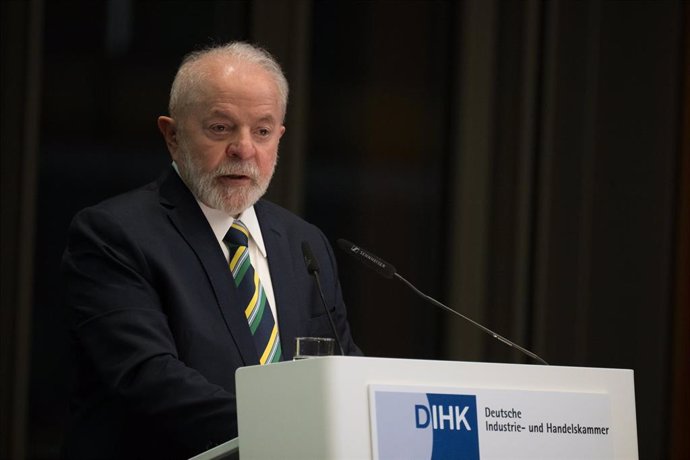 Archivo - 04 December 2023, Berlin: Brazil's President Luiz Inacio Lula da Silva speaks during the German-Brazilian Economic Forum of the German Chamber of Industry and Commerce (DIHK). Photo: Sebastian Christoph Gollnow/dpa