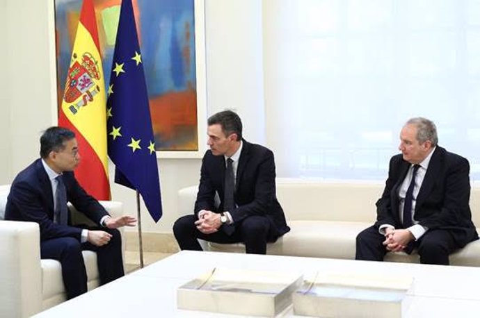 Pedro Sánchez recibe al presidente de Envision
