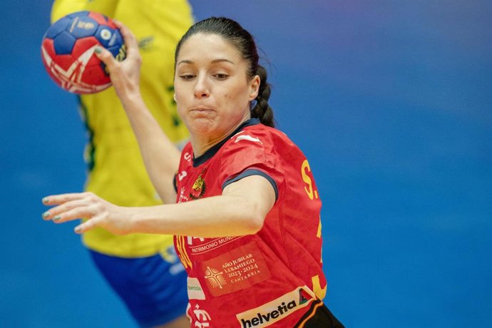 Archivo - Soledad Lopez Jimenez of Spain during the 26th IHF Women's World Championship 2023, Group G handball match between Spain and Brazil on december 3, 2023 at Arena Nord in Fredrikshavn, Denmark - Photo Henk Seppen / Orange Pictures / DPPI