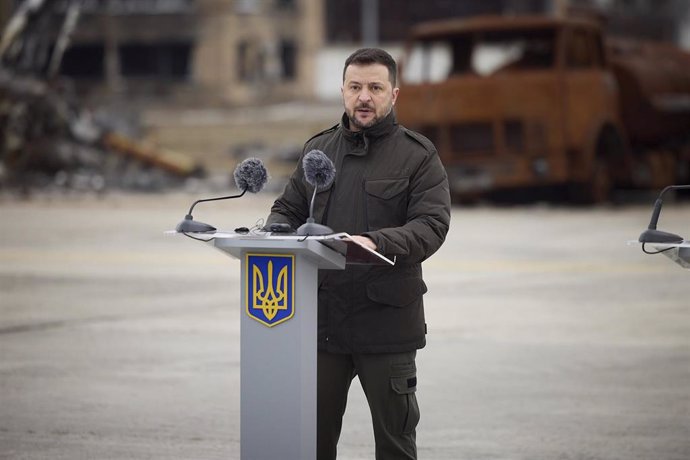 El presidente de Ucrania, Volodimir Zelenski