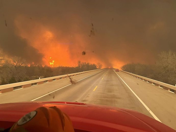 Incendi a Texas