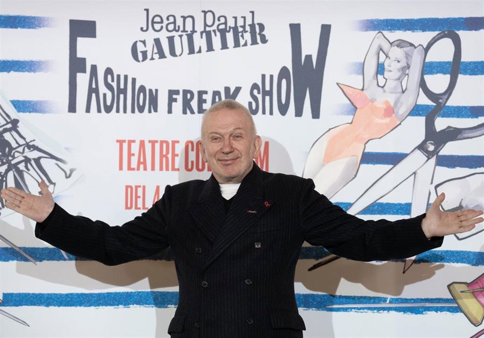 El diseñador Jean Paul Gaultier presenta el espectáculo Fashion Freak Show, en el Teatro Coliseum de Barcelona