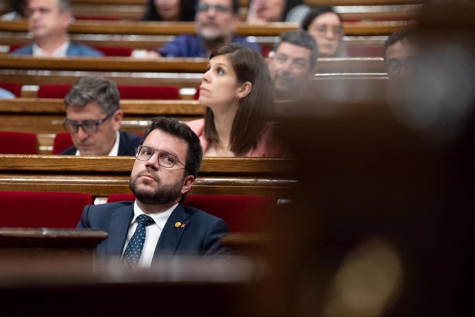 Archivo - El president de la Generalitat, Pere Aragonès, en una imagen de archivo.