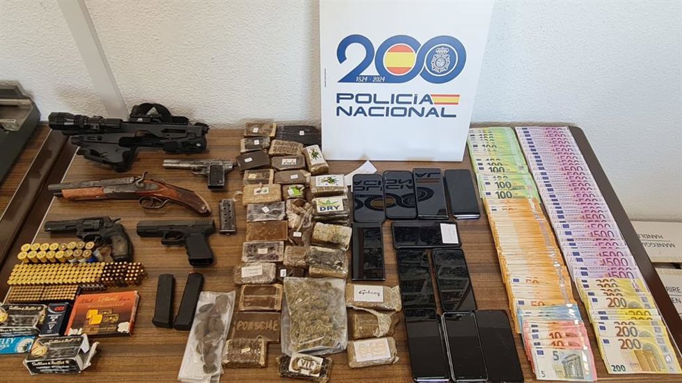 Efectos intervenidos en los siete registros en Vícar, Roquetas e Illar (Almería)