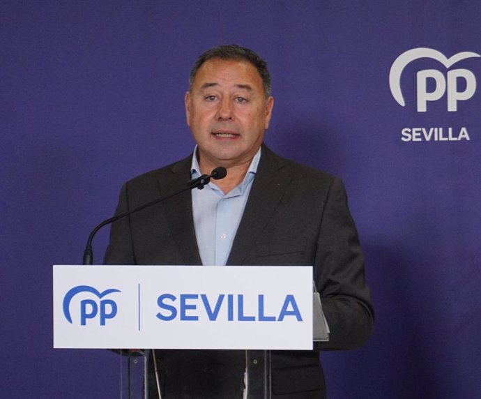 Archivo - El presidente del Partido Popular de Sevilla, Ricardo Sánchez.