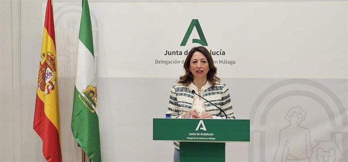La delegada del Gobierno andaluz en Málaga, Patricia Navarro, en una imagen de archivo.