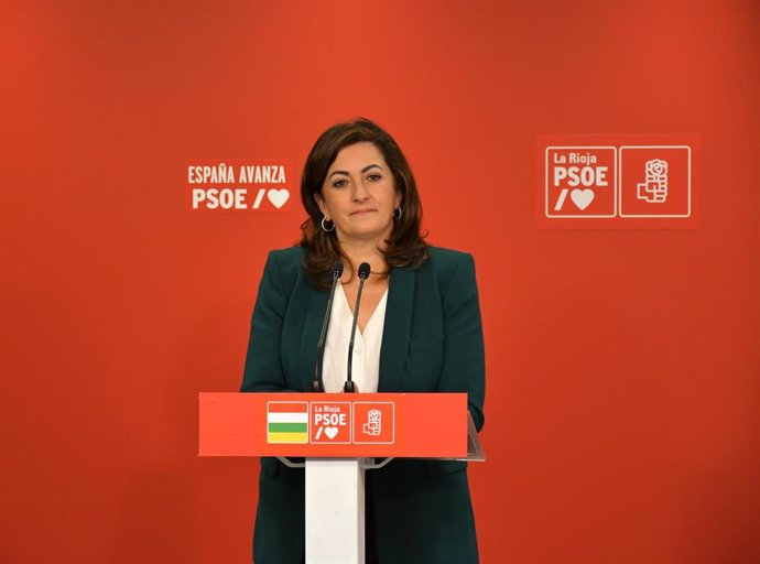 La secretaria general del PSOE riojano, Concha Andreu