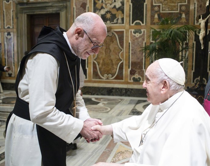 Octavi Vil junto al Papa Francisco