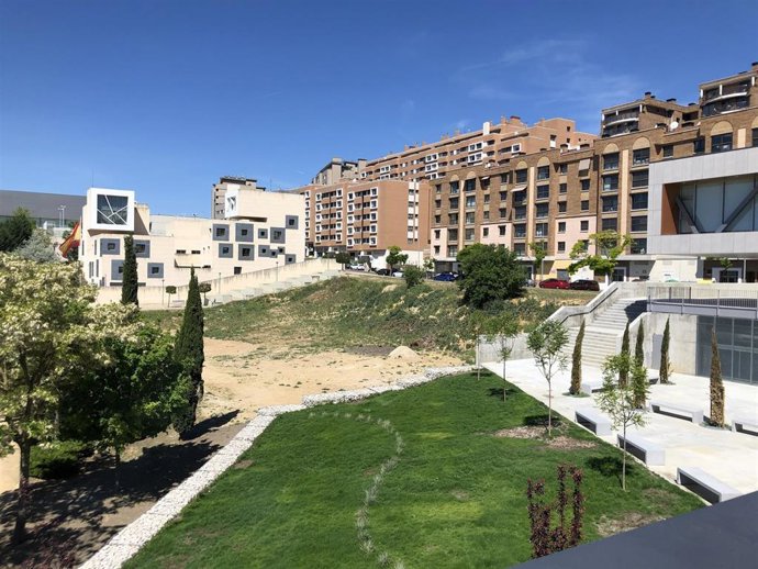 Archivo - Espacios dotacionales en el barrio de Parquesol, en Valladolid.
