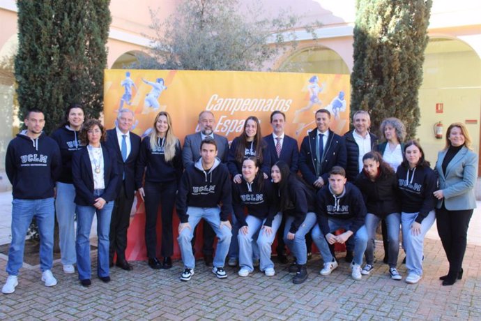 Presentación de los campeonatos de España de deporte universitario que se celebrarán en Castilla-La Mancha.