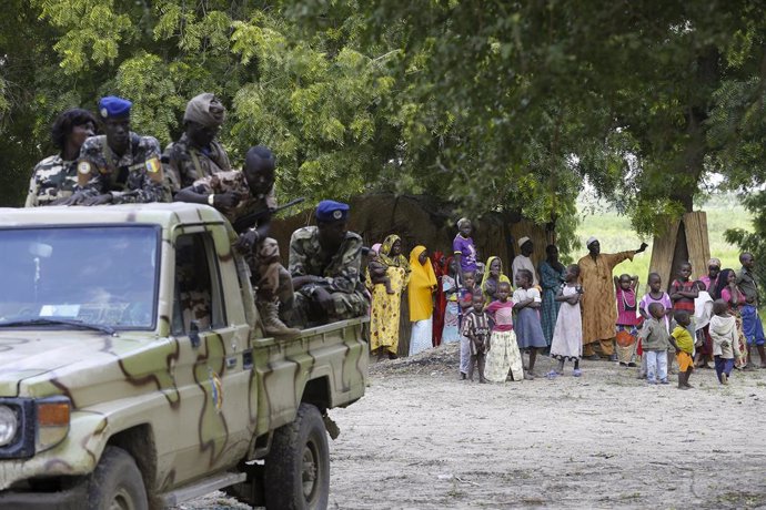 Archivo - Miembros del Ejército de Chad en la capital, Yamena (archivo)