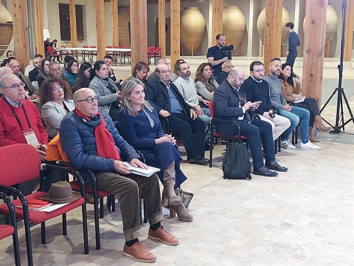 Inauguración del I Encuentro Estatal de Oficinas de Transición Energética y Oficinas de Transformación celebrado en Noblejas.