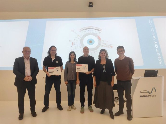 Entrega de los Primeros Premios Nacionales Ojo al Dato, en Mobility City, en el Pabellón Puente de Zaragoza.