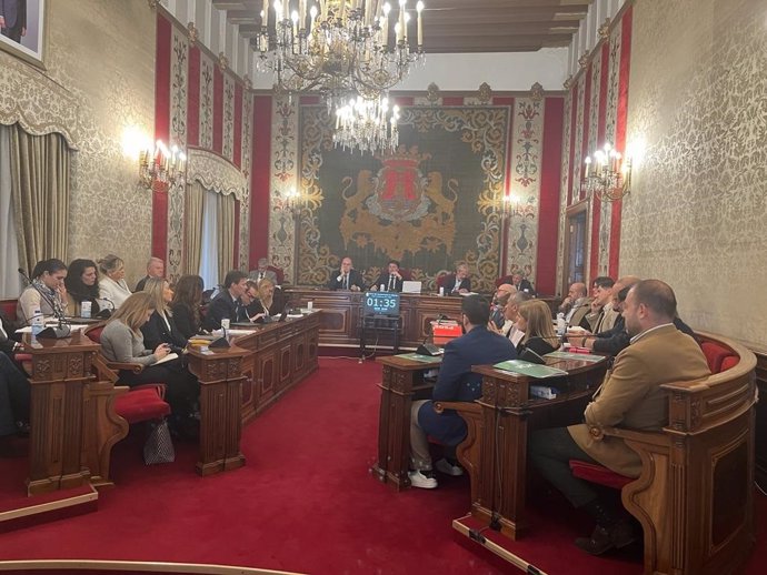 Archivo - Pleno del Ayuntamiento de Alicante en imagen de archivo.