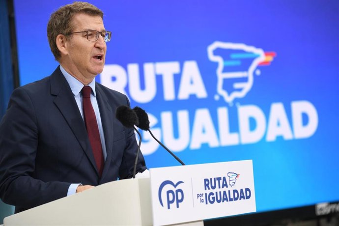 Feijoó presenta un acto sobre la igualdad entre españoles