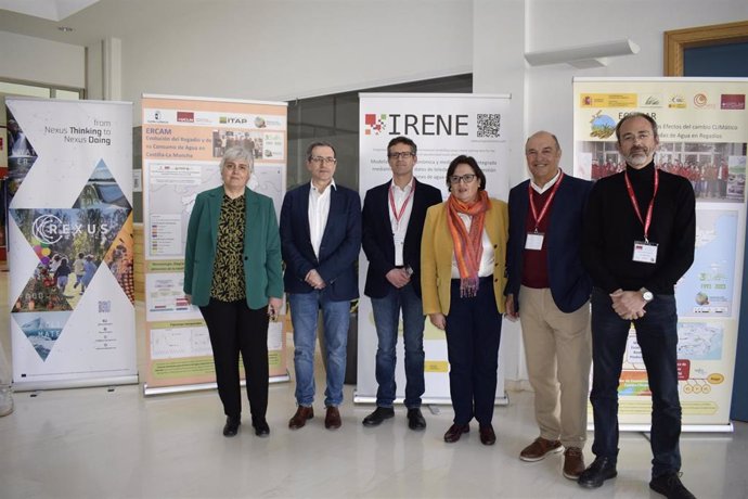 Inauguración del taller de trabajo 'Contabilidad del agua asistida por teledetección para una gestión sostenible'.