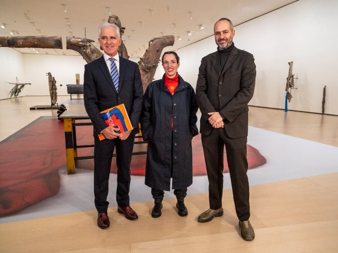 Presentación en el museo Guggenheim Bilbao de la muestra 'June Crespo. Vascular'