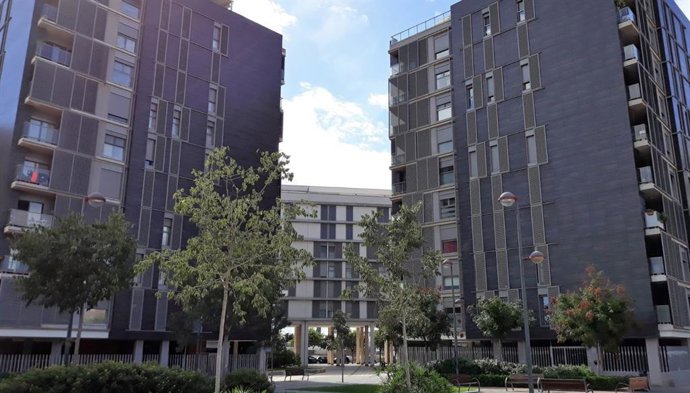 Archivo - Primera fase de Residencial Q de Metrovacesa en Quart de Poblet que suma 147 viviendas