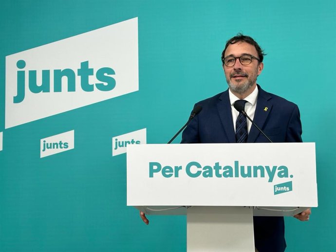 El portavoz de Junts, Josep Rius, en una foto de archivo