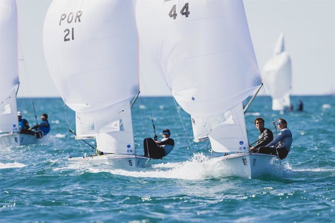 Los españoles Xammar y Brugman ya son terceros en el Mundial de 470 de Mallorca
