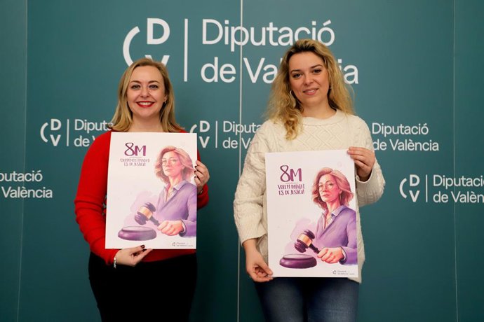 La Diputació de Valencia reivindica la paritat en el seu cartell del Dia Internacional de la Dona