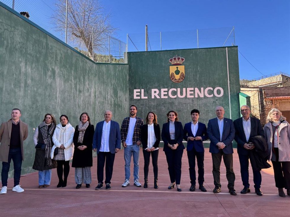 Visita de la ministra Teresa Ribera al municipio de El Recuenco.