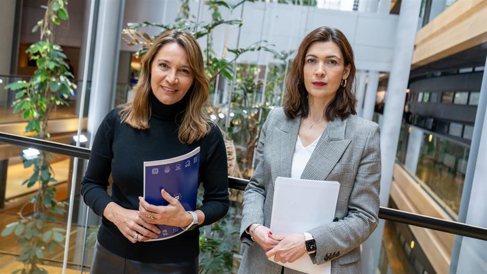 Las eurodiputadas de Ciudadanos Eva Poptcheva y Susana Solís