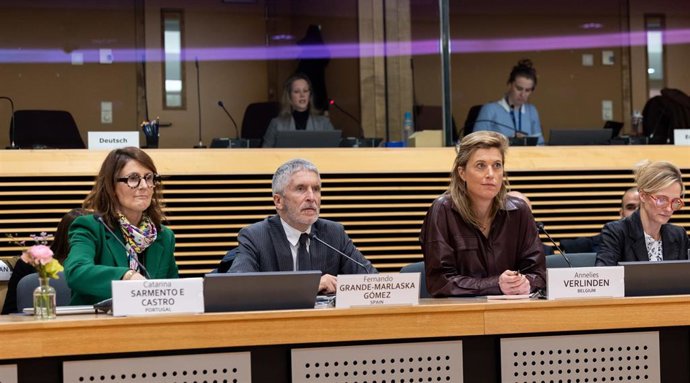 El ministro del Interior, Fernando Grande-Marlaska en el Foro de Internet en Bruselas