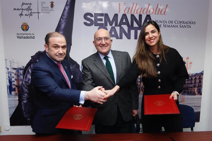 Firma de convenio de la Semana Santa de Valladolid 2024