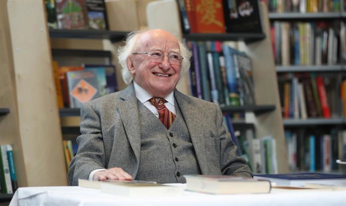 Archivo - El presidente de Irlanda, Michael D Higgins