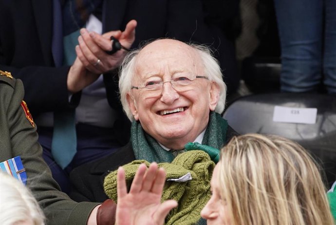 Archivo - El presidente de Irlanda, Michael D Higgins