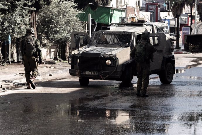 Archivo - El Ejército de Israel en la ciudad de Yenín, Cisjordania