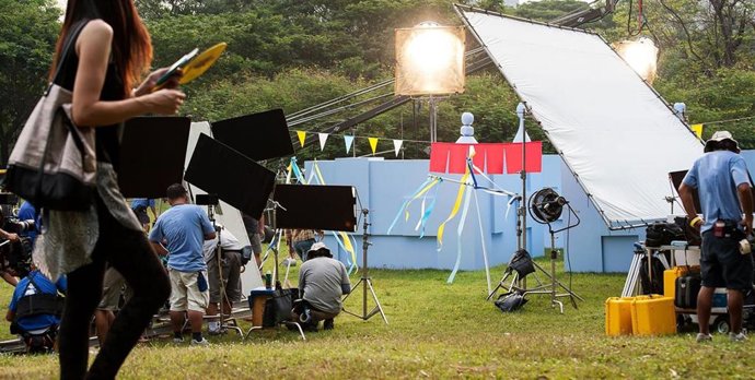 Archivo - Rodaje de cine