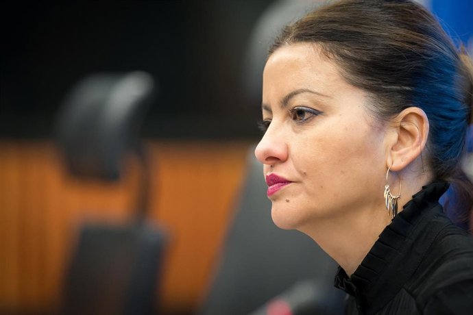 La ministra de Infancia y Juventud, Sira Rego, interviene durante la jornada sobre ‘La protección de los menores en el ámbito digital: un reto social y político’, en el Congreso de los Diputados