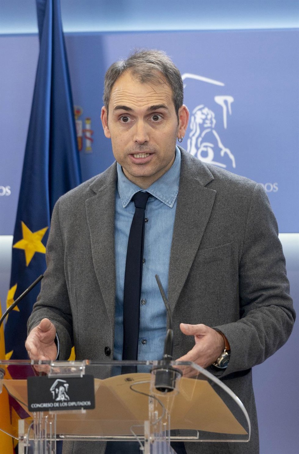 El coordinador de IU Andalucía y diputado de Sumar en el Congreso, Toni Valero